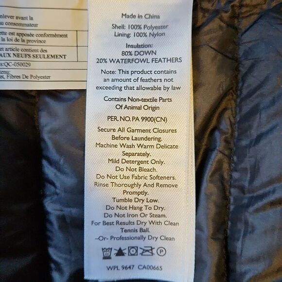 Eddie Bauer Women's Down Jacket Women Size XLT Polyester Down Waterfowl - Picture 5 of 7